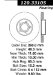 Centric Parts 120.33105 Premium Brake Rotor with E-Coating (12033105, CE12033105)