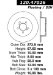 Centric Parts 120.47026 Premium Brake Rotor with E-Coating (CE12047026, 12047026)