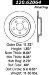 Centric Parts 120.62064 Premium Brake Rotor with E-Coating (CE12062064, 12062064)