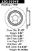 Centric Parts 120.66048 Premium Brake Rotor with E-Coating (12066048, CE12066048)