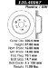 Centric Parts 120.40067 Premium Brake Rotor with E-Coating (CE12040067, 12040067)