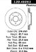 Centric Parts 120.46061 Premium Brake Rotor with E-Coating (12046061, CE12046061)