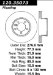 Centric Parts 120.35073 Premium Brake Rotor with E-Coating (12035073, CE12035073)