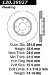 Centric Parts 120.39027 Premium Brake Rotor with E-Coating (CE12039027, 12039027)