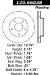 Centric Parts 120.66038 Premium Brake Rotor with E-Coating (CE12066038, 12066038)