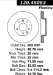 Centric Parts 120.45063 Premium Brake Rotor with E-Coating (CE12045063, 12045063)