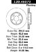 Centric Parts 120.46071 Premium Brake Rotor with E-Coating (CE12046071, 12046071)
