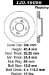 Centric Parts 120.46066 Premium Brake Rotor with E-Coating (12046066, CE12046066)
