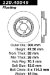 Centric Parts 120.40049 Premium Brake Rotor with E-Coating (CE12040049, 12040049)