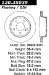 Centric Parts 120.35039 Premium Brake Rotor with E-Coating (CE12035039, 12035039)