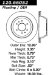 Centric Parts 120.66052 Premium Brake Rotor with E-Coating (12066052, CE12066052)