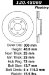 Centric Parts 120.45069 Premium Brake Rotor with E-Coating (CE12045069, 12045069)