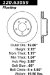 Centric Parts 120.63059 Premium Brake Rotor with E-Coating (CE12063059, 12063059)
