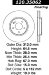 Centric Parts 120.35062 Premium Brake Rotor with E-Coating (12035062, CE12035062)