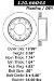 Centric Parts 120.66043 Premium Brake Rotor with E-Coating (CE12066043, 12066043)