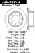 Centric Parts 120.65071 Premium Brake Rotor with E-Coating (12065071, CE12065071)