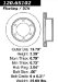 Centric Parts 120.65102 Premium Brake Rotor with E-Coating (CE12065102, 12065102)