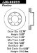 Centric Parts 120.66059 Premium Brake Rotor with E-Coating (CE12066059, 12066059)