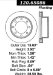 Centric Parts 120.65086 Premium Brake Rotor with E-Coating (12065086, CE12065086)