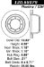 Centric Parts 120.65079 Premium Brake Rotor with E-Coating (CE12065079, 12065079)