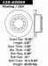 Centric Parts 120.65069 Premium Brake Rotor with E-Coating (12065069, CE12065069)