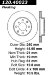 Centric Parts 120.40023 Premium Brake Rotor with E-Coating (CE12040023, 12040023)