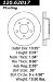 Centric Parts 120.62017 Premium Brake Rotor with E-Coating (12062017, CE12062017)