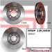 Centric Parts 120.34018 Premium Brake Rotor with E-Coating (12034018, CE12034018)