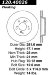 Centric Parts 120.40026 Premium Brake Rotor with E-Coating (12040026, CE12040026)