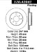 Centric Parts 120.42041 Premium Brake Rotor with E-Coating (CE12042041, 12042041)