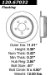 Centric Parts 120.67032 Premium Brake Rotor with E-Coating (CE12067032, 12067032)