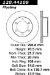 Centric Parts 120.44109 Premium Brake Rotor with E-Coating (CE12044109, 12044109)