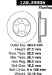Centric Parts 120.39006 Premium Brake Rotor with E-Coating (12039006, CE12039006)