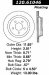 Centric Parts 120.61046 Premium Brake Rotor with E-Coating (CE12061046, 12061046)
