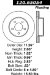 Centric Parts 120.65054 Premium Brake Rotor with E-Coating (12065054, CE12065054)