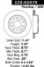 Centric Parts 120.61075 Premium Brake Rotor with E-Coating (CE12061075, 12061075)