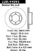 Centric Parts 120.44091 Premium Brake Rotor with E-Coating (CE12044091, 12044091)