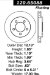 Centric Parts 120.65088 Premium Brake Rotor with E-Coating (CE12065088, 12065088)