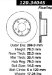 Centric Parts 120.34045 Premium Brake Rotor with E-Coating (12034045, CE12034045)