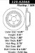 Centric Parts 120.62065 Premium Brake Rotor with E-Coating (CE12062065, 12062065)