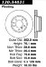 Centric Parts 120.34021 Premium Brake Rotor with E-Coating (12034021, CE12034021)