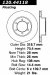 Centric Parts 120.44118 Premium Brake Rotor with E-Coating (CE12044118, 12044118)
