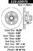 Centric Parts 120.65076 Premium Brake Rotor with E-Coating (12065076, CE12065076)