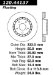 Centric Parts 120.44137 Premium Brake Rotor with E-Coating (CE12044137, 12044137)