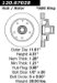 Centric Parts 120.67028 Premium Brake Rotor with E-Coating (CE12067028, 12067028)