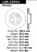 Centric Parts 120.33091 Premium Brake Rotor with E-Coating (CE12033091, 12033091)