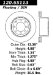 Centric Parts 120.65113 Premium Brake Rotor with E-Coating (CE12065113, 12065113)