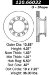 Centric Parts 120.66032 Premium Brake Rotor with E-Coating (CE12066032, 12066032)