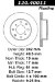 Centric Parts 120.40011 Premium Brake Rotor with E-Coating (12040011, CE12040011)