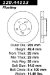 Centric Parts 120.44113 Premium Brake Rotor with E-Coating (CE12044113, 12044113)